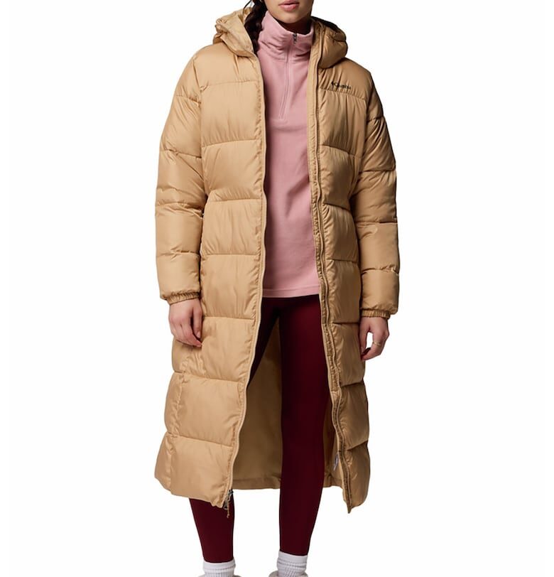 Дълго зимно яке Puffect II с вата - Карамел Columbia