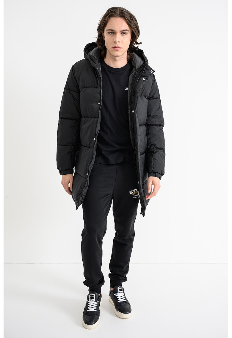 Дълго зимно яке - Черен Jack Jones