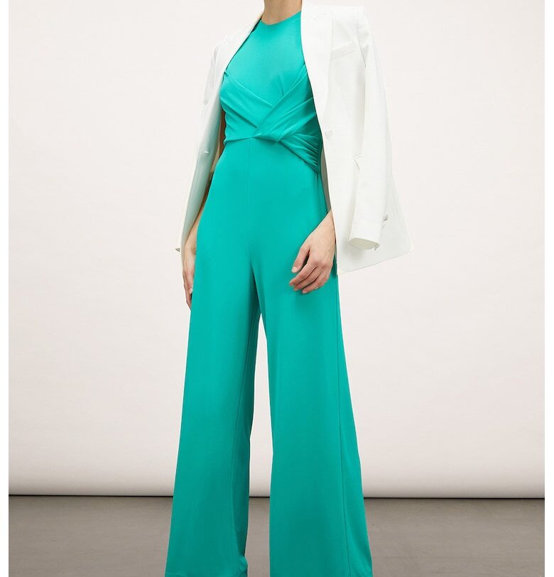 Дълъг гащеризон с възел - Ментово зелено Motivi