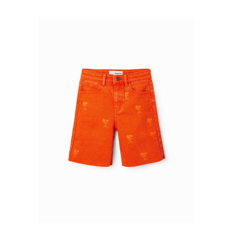 Дълъг панталон -  302006571 - Памук - Кафяв - Кафяв DESIGUAL