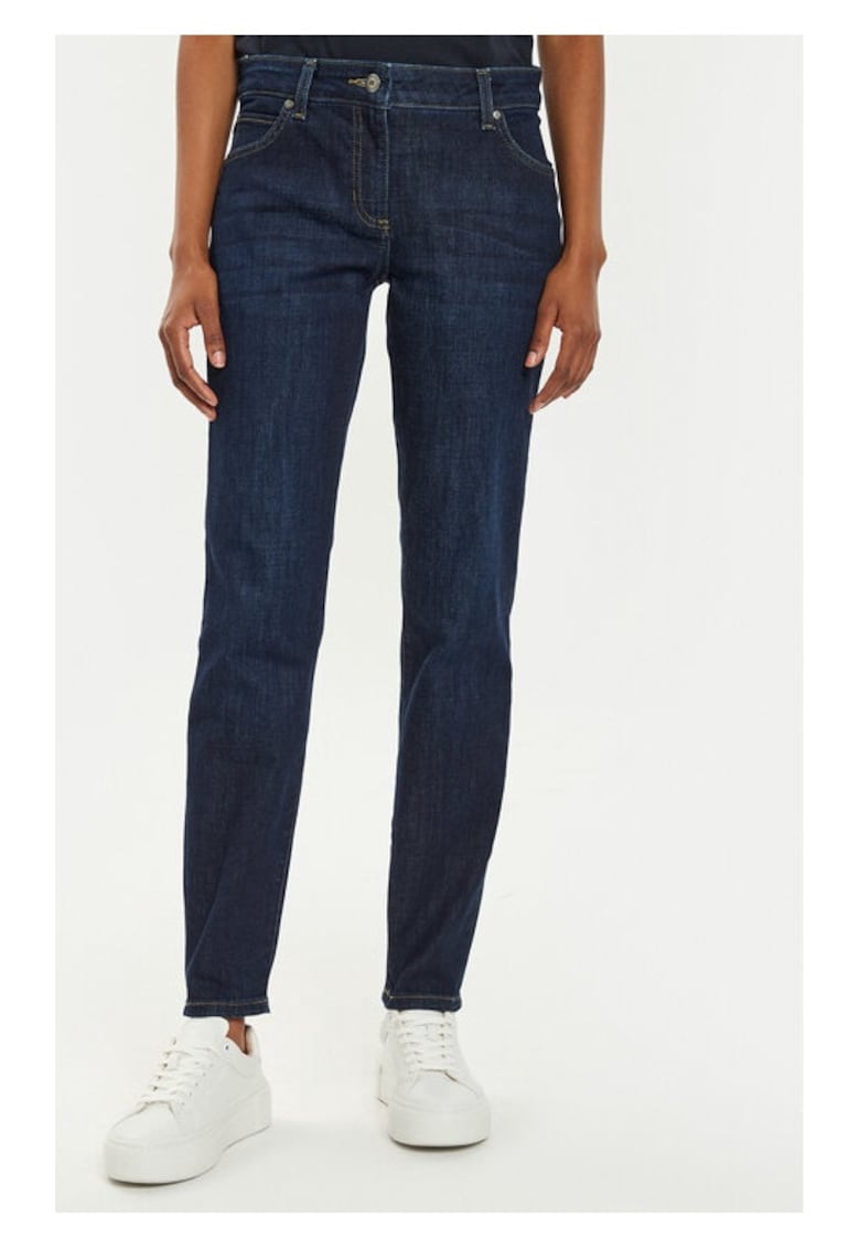 Дънки 14002220 Тъмносини Slim Fit - памук/полиестер Olsen