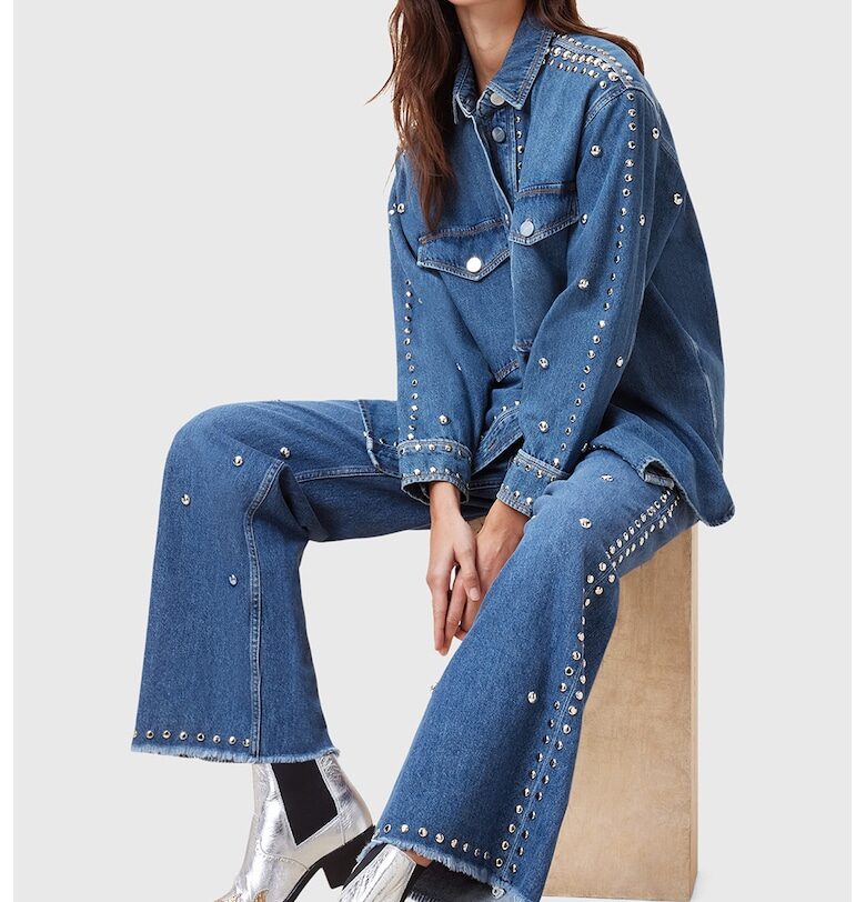 Дънки Blake - Син/Сребрист AllSaints