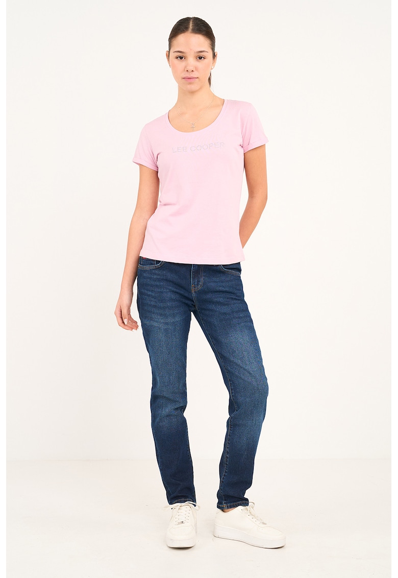 Дънки Boyfriend с миди талия - Тъмносин Lee Cooper