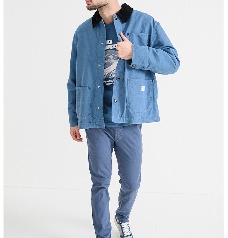 Дънки Brams с капси - Пастелносин/Черен HUGO