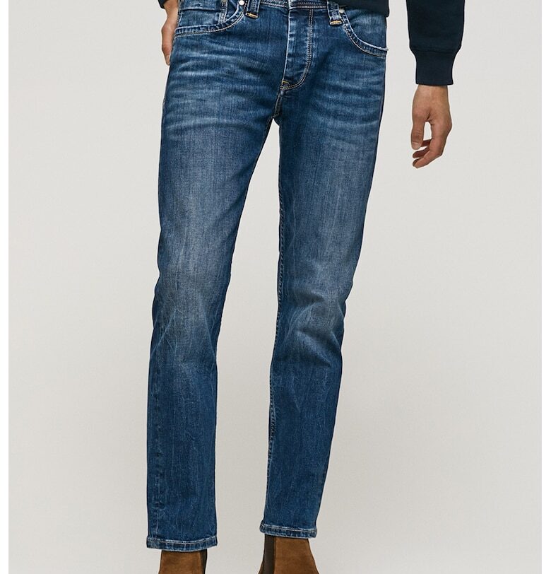 Дънки Cash със средна талия - Ледено синьо Pepe Jeans London