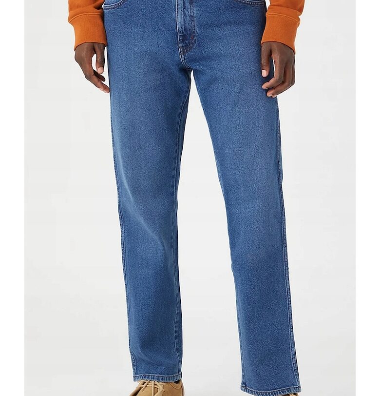 Дънки  Frontier - памук/еластан - син - Син Wrangler