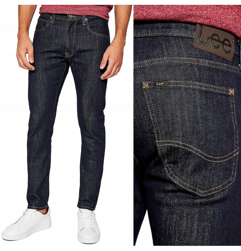 Дънки  Luke SLIM Tapered тъмносини - Син Lee