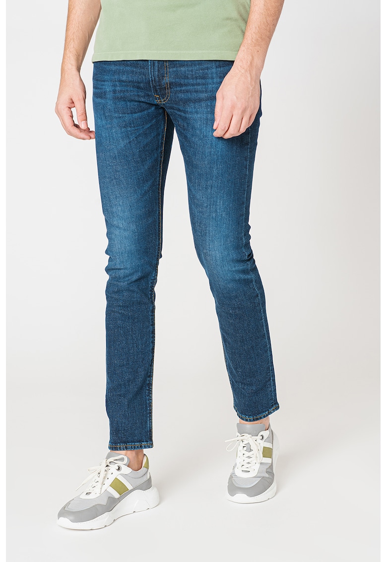 Дънки Luke по тялото с ниска талия - Тъмносин Lee