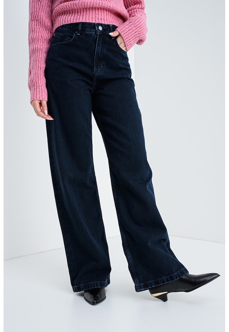 Дънки Marlene с широк крачол - Тъмносин BOSS