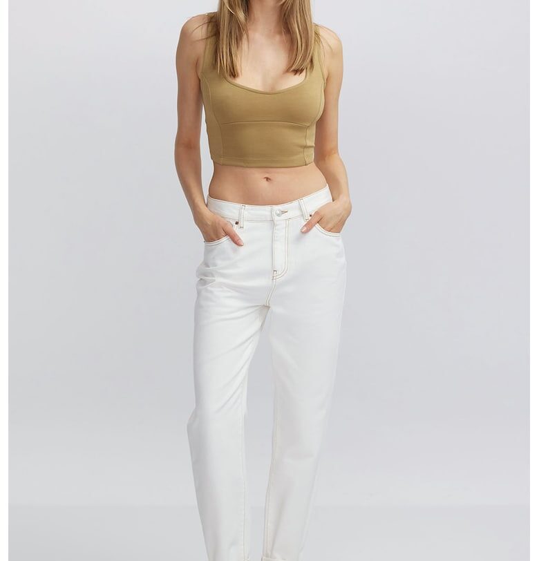 Дънки Mom - Бял Ipekyol