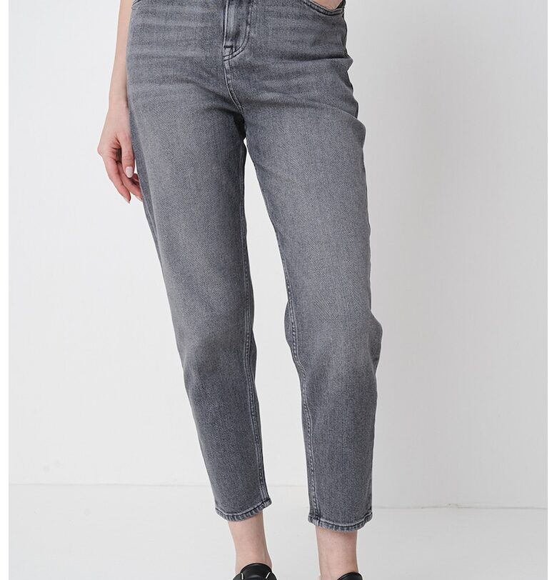 Дънки Mom с висока талия - Tъмносив Tommy Jeans