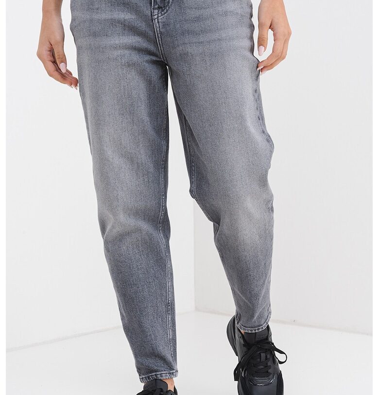 Дънки Mom с висока талия - Сив Tommy Jeans
