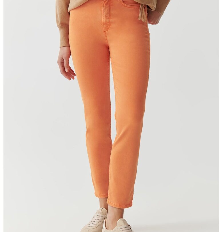 Дънки Romiki със средновисока талия - Оранжев Tatuum