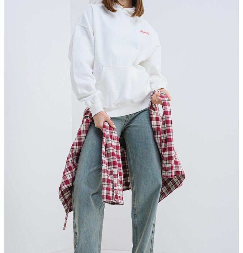 Дънки деграде с миди талия - Тъмносин Pegador