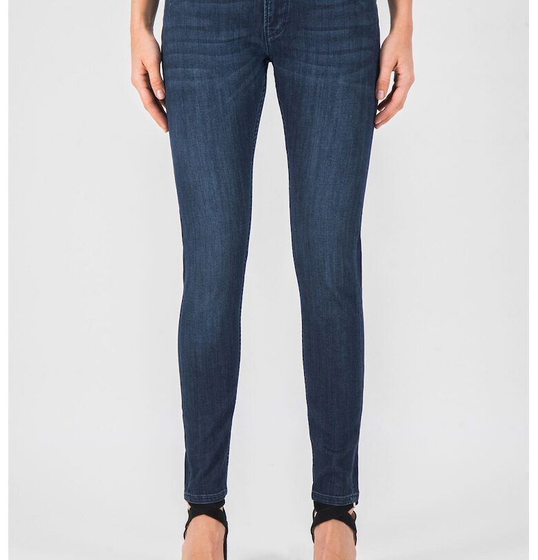 Дънки по тялото със захабен вид - Тъмносин Garcia