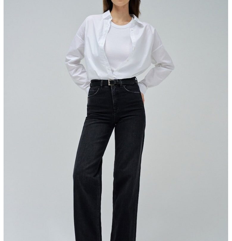 Дънки с висока талия - Черен Salsa Jeans