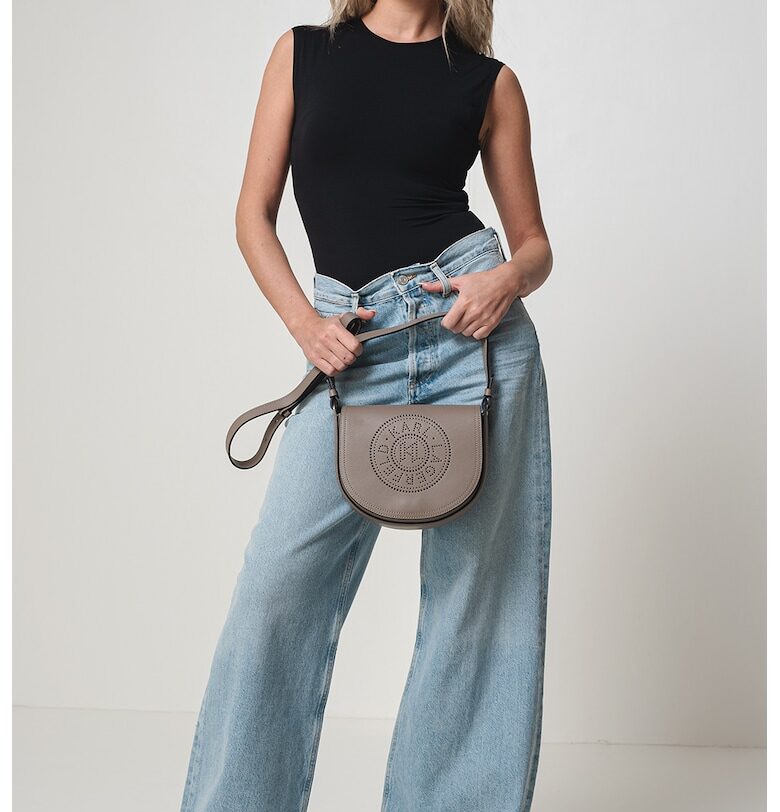 Дънки с висока талия и широк крачол - Светлосин AGOLDE