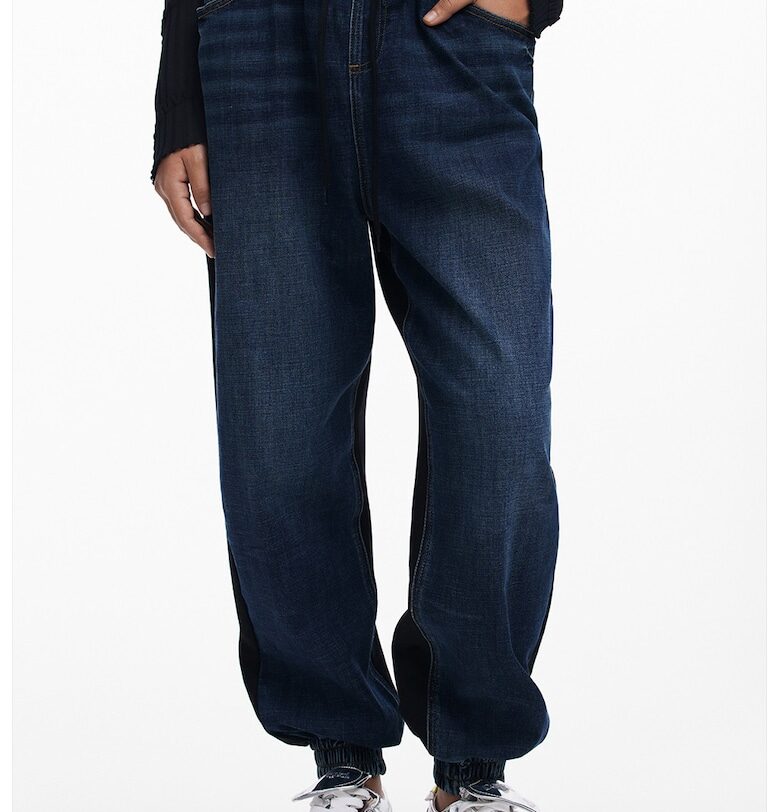 Дънки с връзки - Тъмносин DESIGUAL