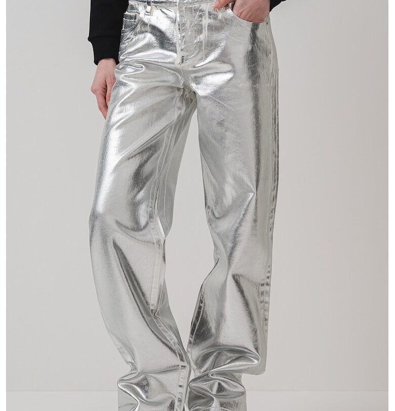 Дънки с джобове - Сребрист ARMANI EXCHANGE