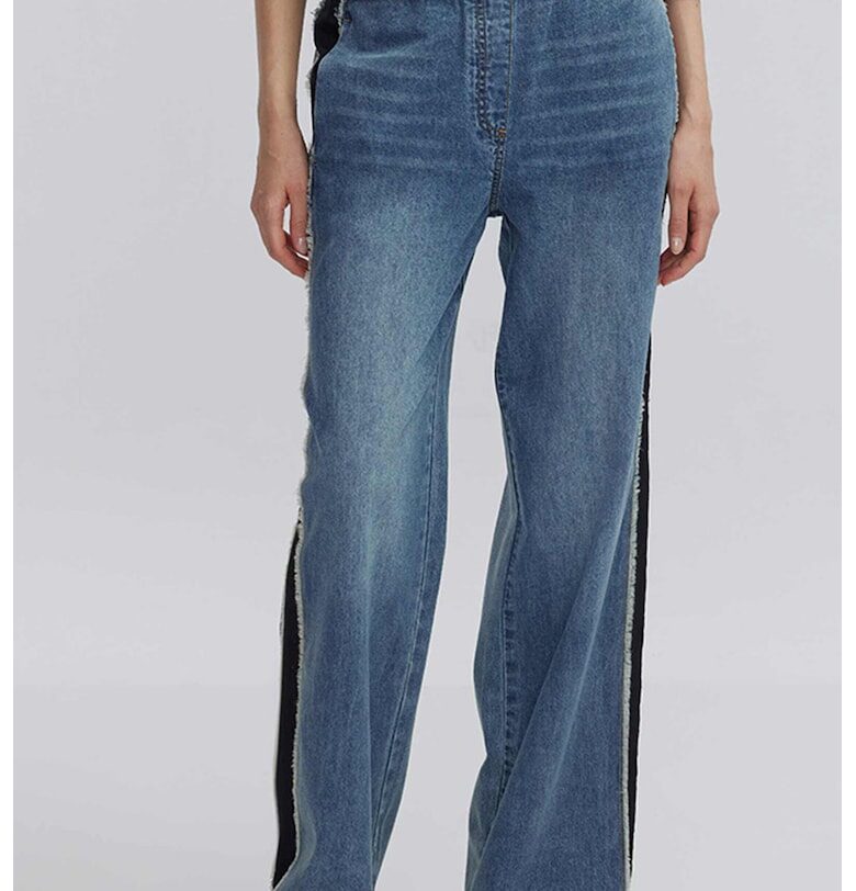 Дънки с контрасти - Пастелносин/Черен Ipekyol