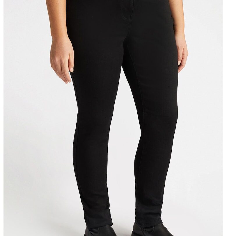 Дънки с памук с 5 джоба - Черен Fiorella Rubino