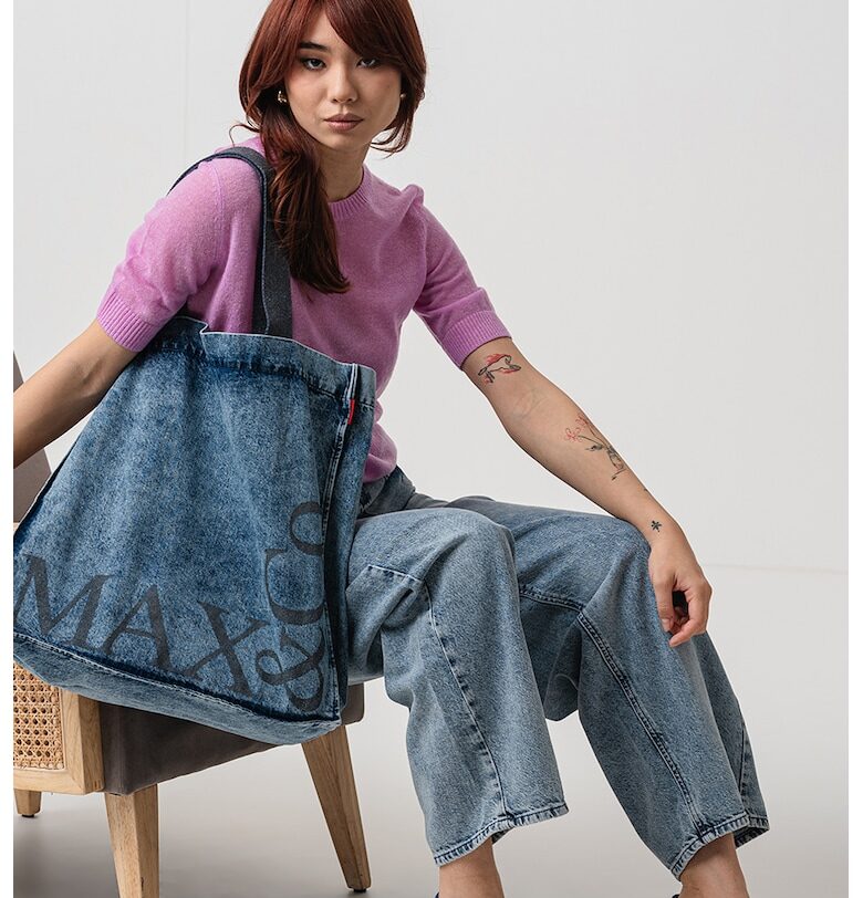 Дънки с широк крачол - Светлосин MaxCo