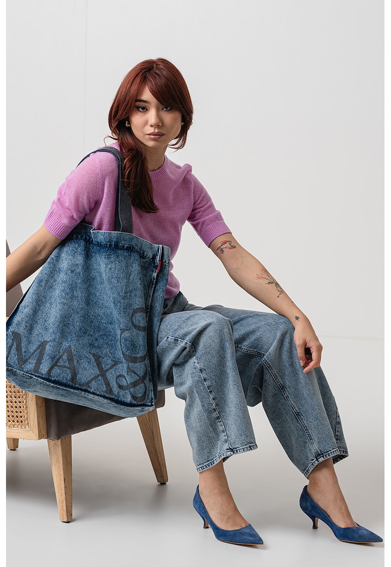 Дънки с широк крачол - Светлосин MaxCo