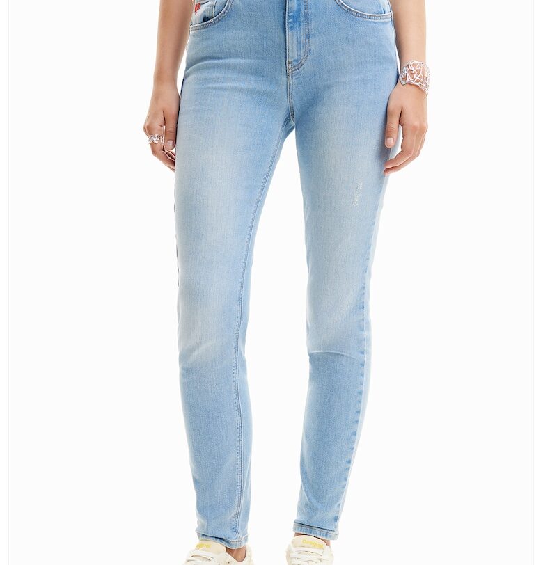 Дънки слим - Светлосин DESIGUAL