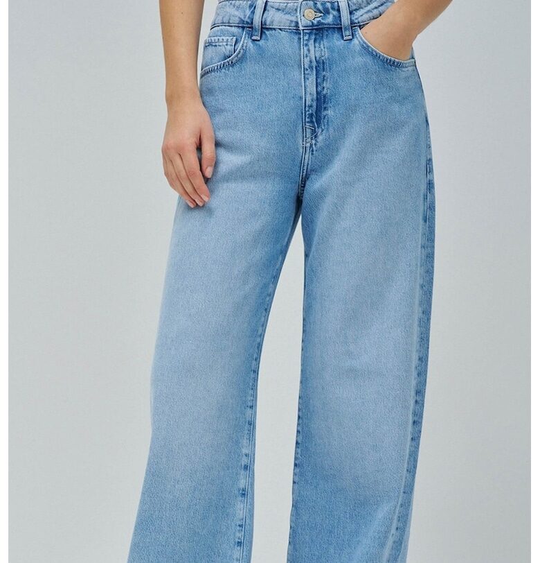 Дънки със свободна кройка - Светлосин Salsa Jeans