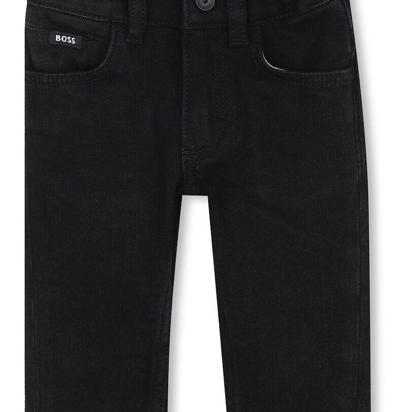 Дънки със средна талия - Черен BOSS Kidswear