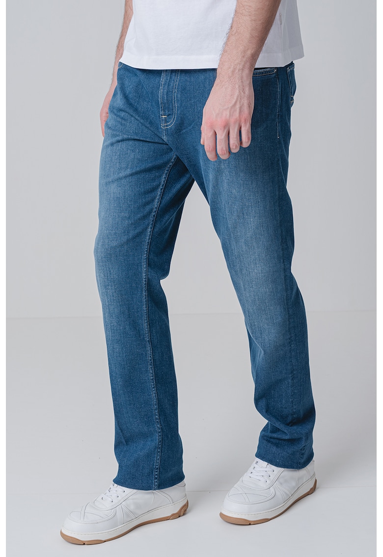 Дънки със стандартна кройка - Пастелносин GUESS