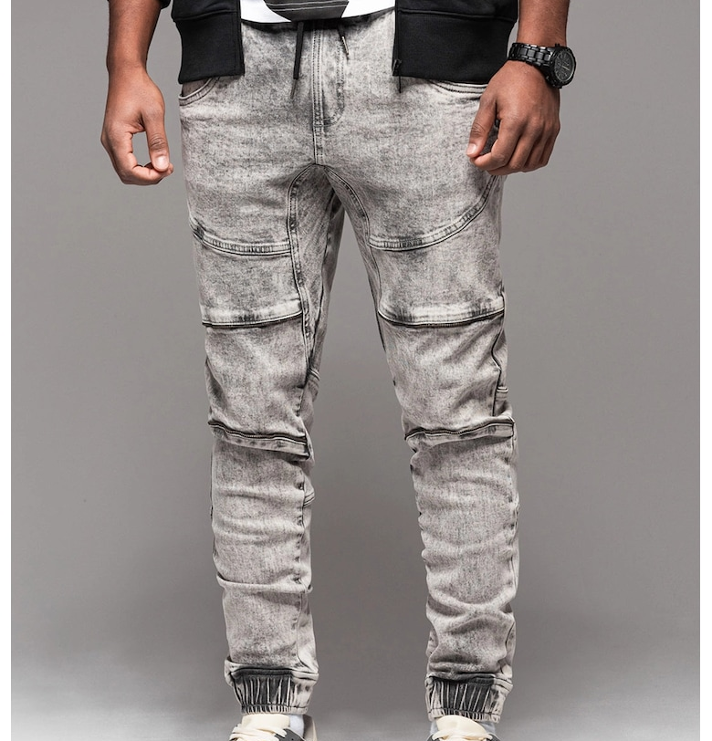 Дънки със стандартна кройка - Сив OMBRE