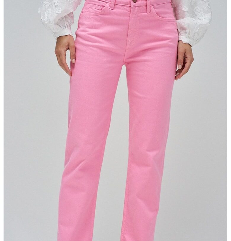 Дънки със стандартна талия - Пастелнорозов Salsa Jeans