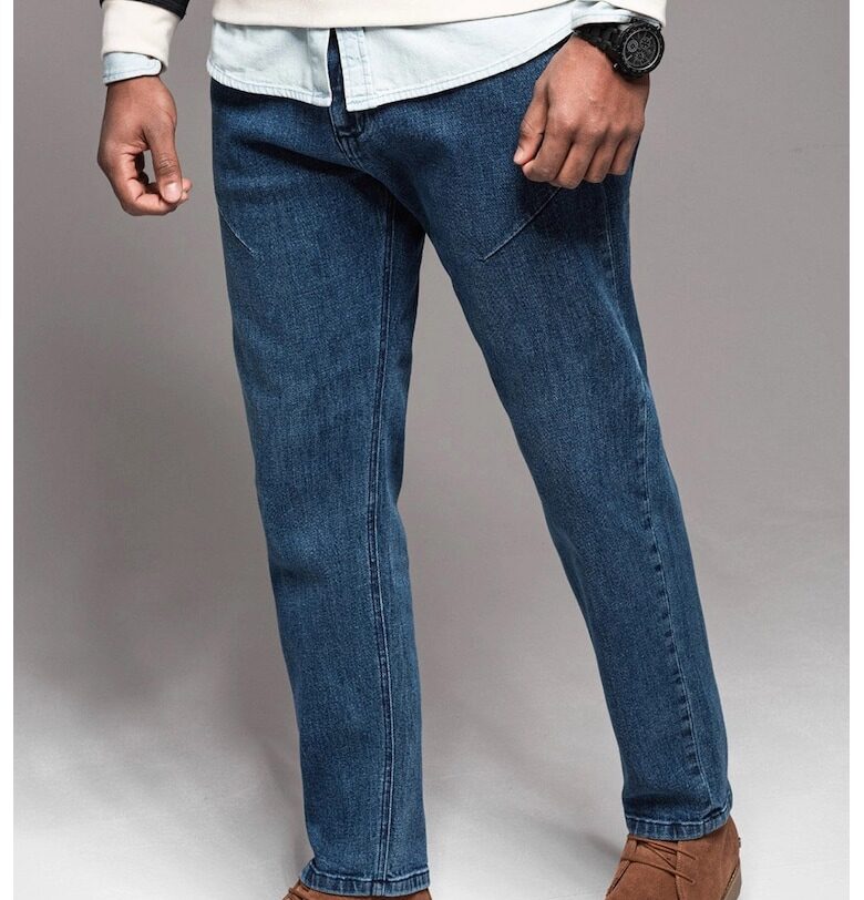 Дънки със стеснен крачол - Тъмносин OMBRE