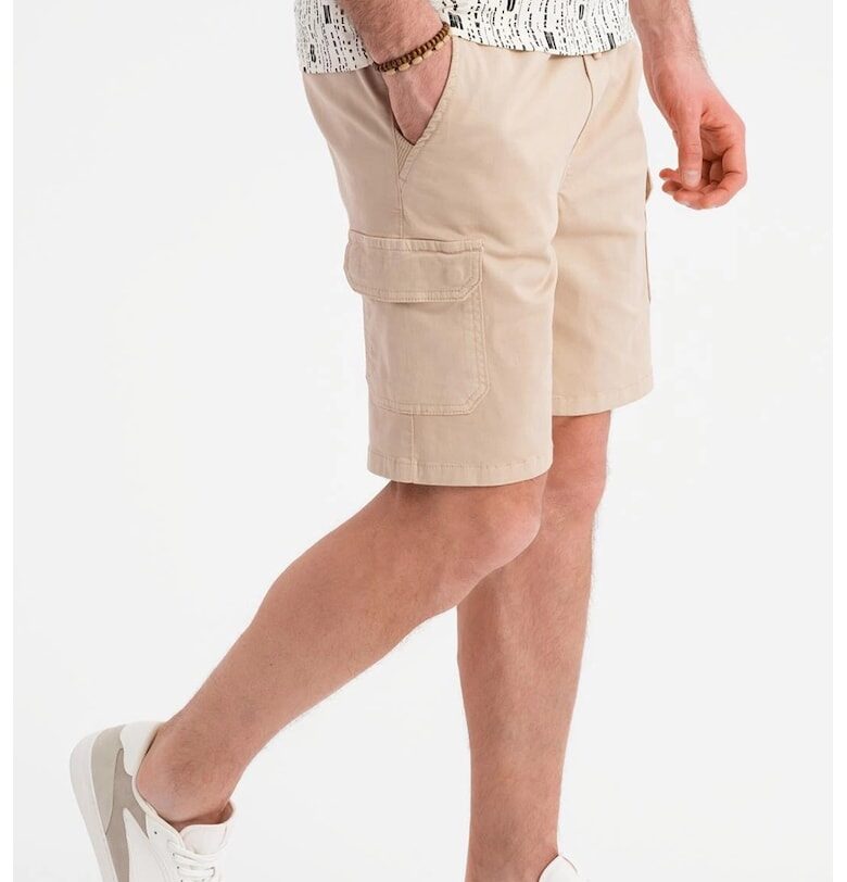 Дънков къс панталон - Бежов OMBRE