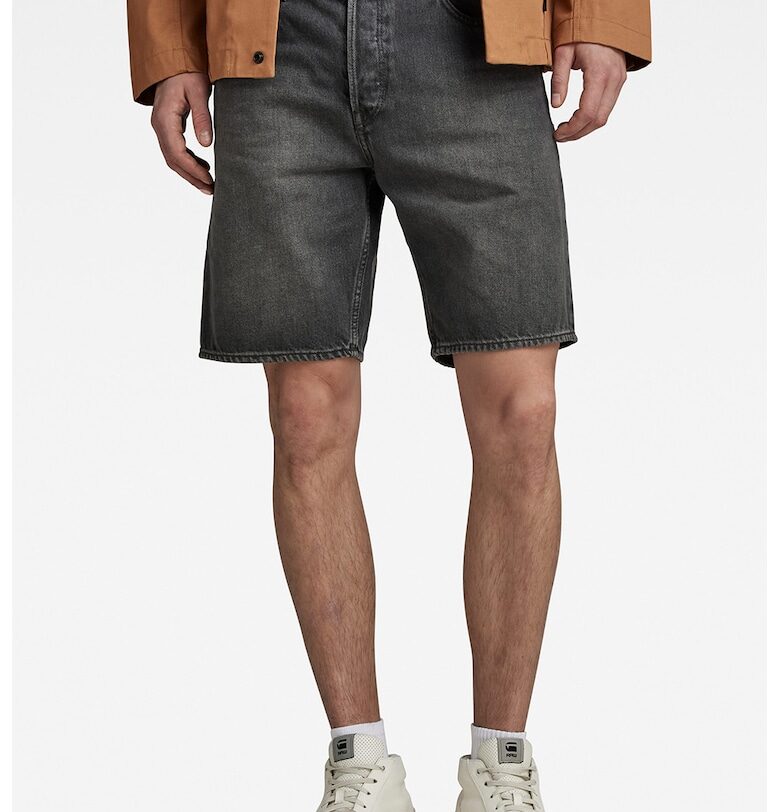 Дънков къс панталон деграде - Tъмносив G-STAR