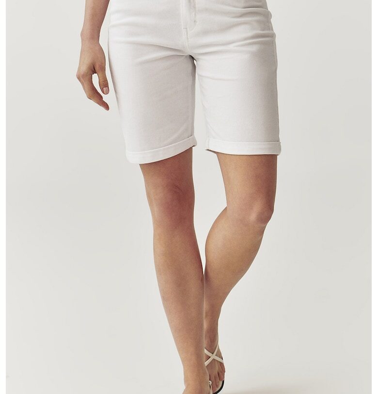 Дънков къс панталон със средна талия - Мръснобял Tatuum