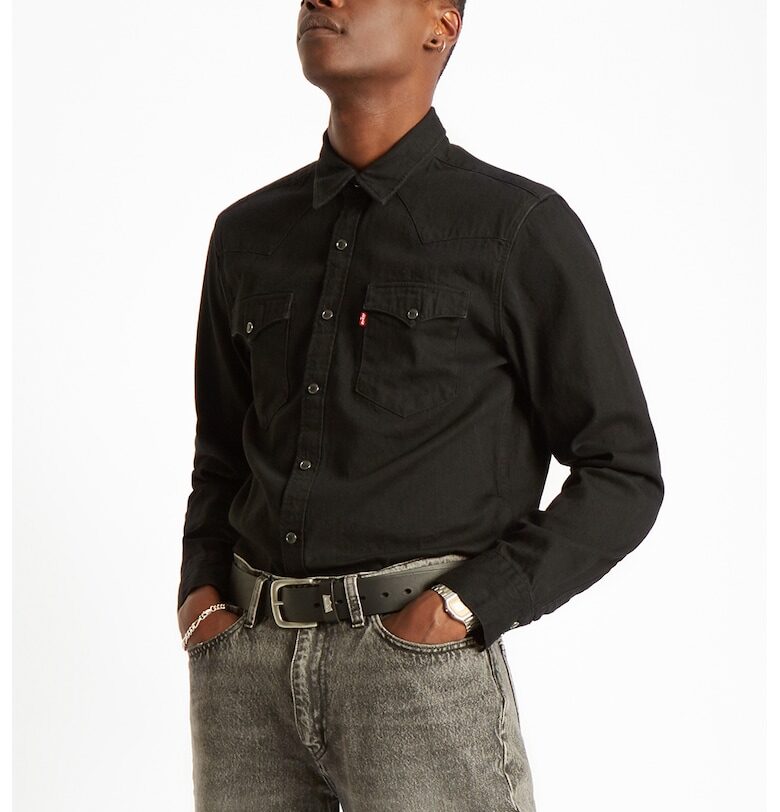 Дънкова риза Barstow с джобове - Черен Levis