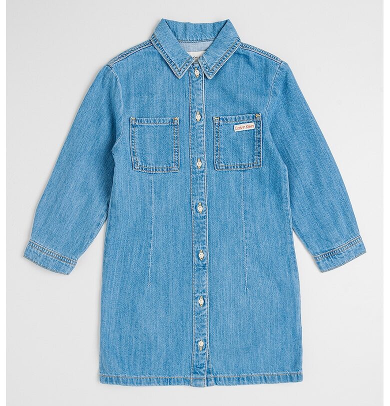 Дънкова рокля-риза - Лавандула CALVIN KLEIN