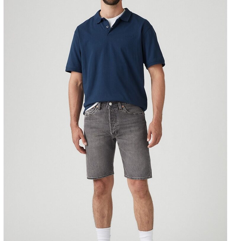Дънкови бермуди 501® - Tъмносив Levis