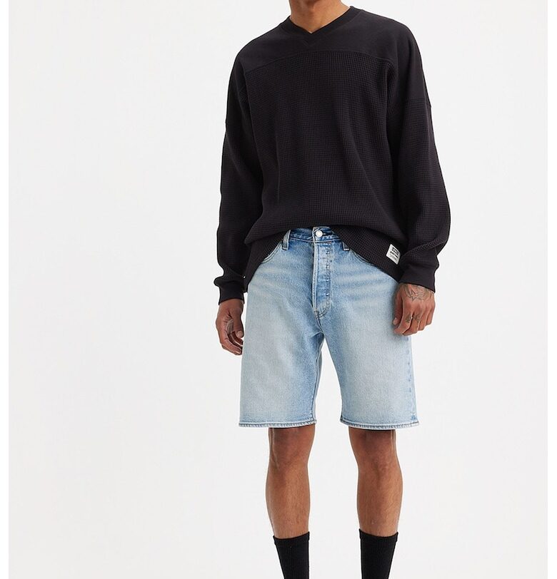 Дънкови бермуди 501® - Тъмночервен/Изгорен портокал/Бледо синьо Levis