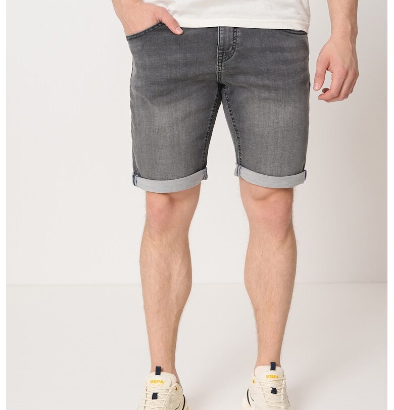 Дънкови бермуди Chicago - Сив Mustang