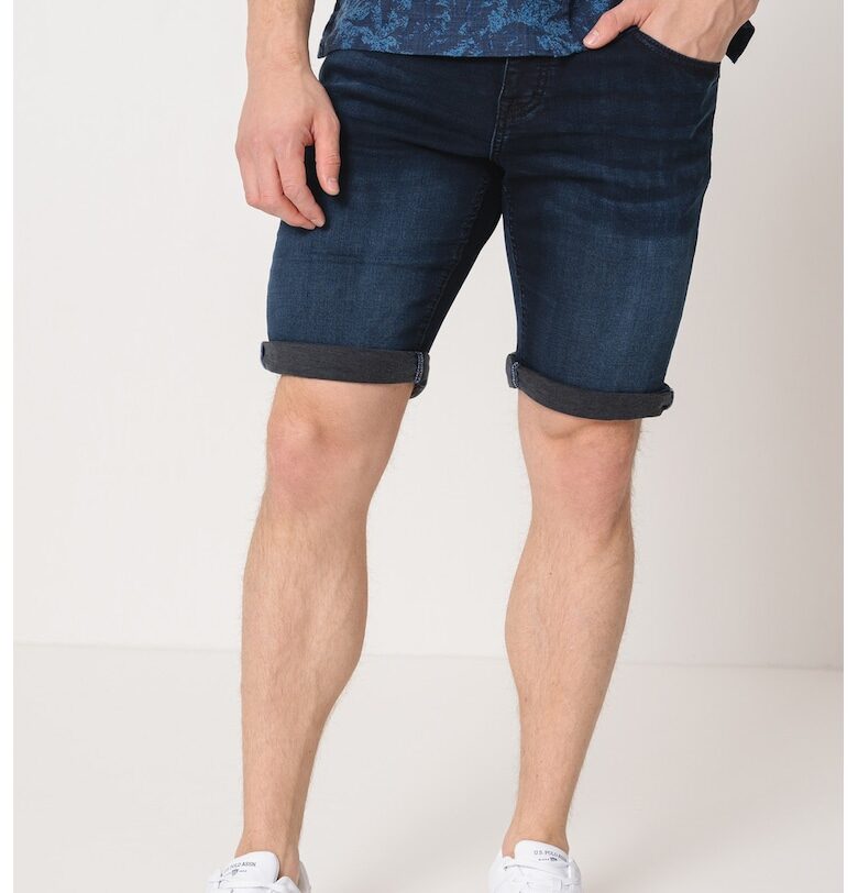 Дънкови бермуди - Тъмносин Mustang