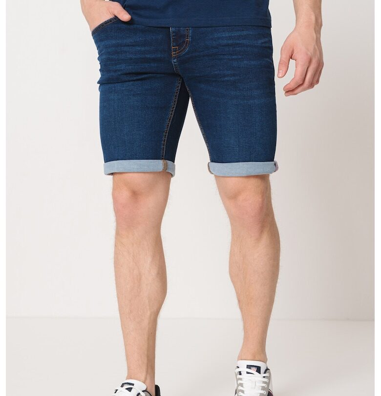 Дънкови бермуди - Тъмносин Mustang