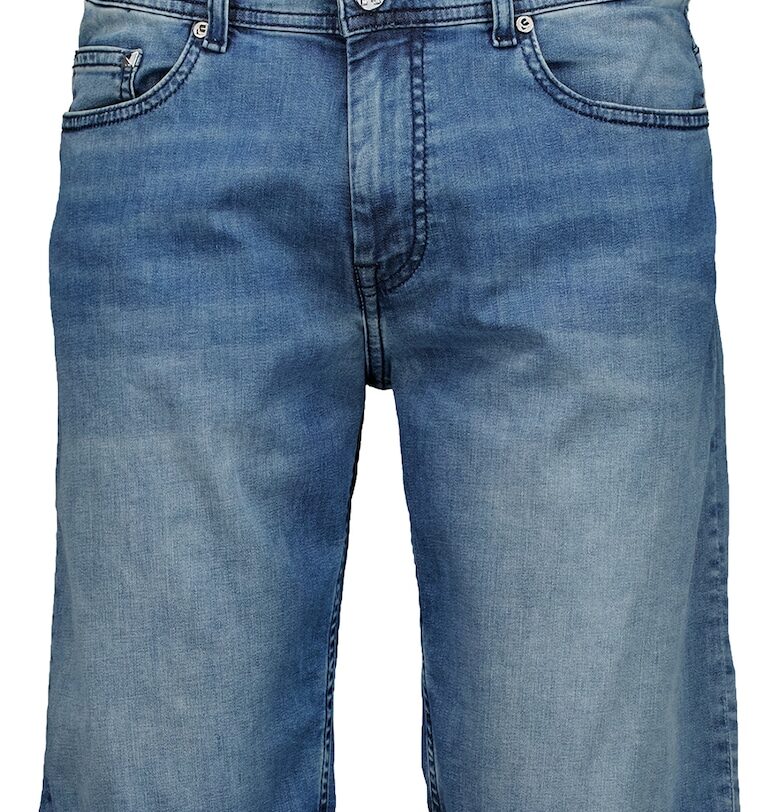 Дънкови бермуди с навит подгъв - Син Karl Lagerfeld