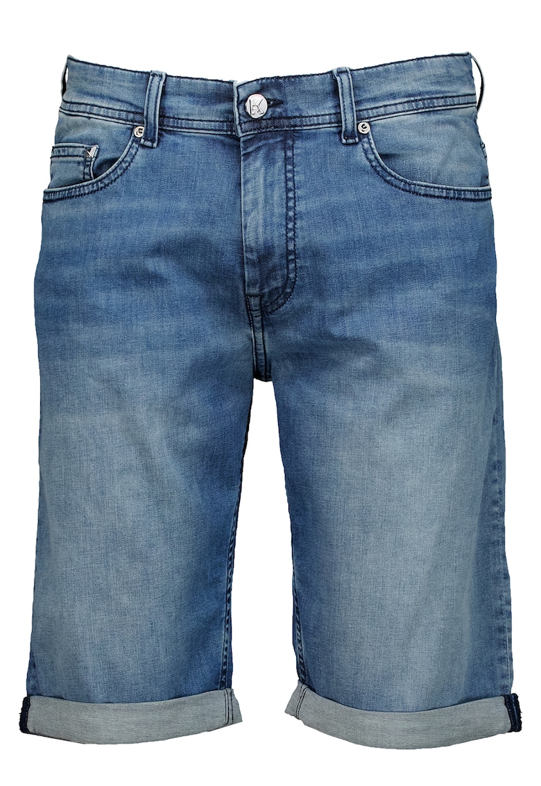 Дънкови бермуди с навит подгъв - Син Karl Lagerfeld