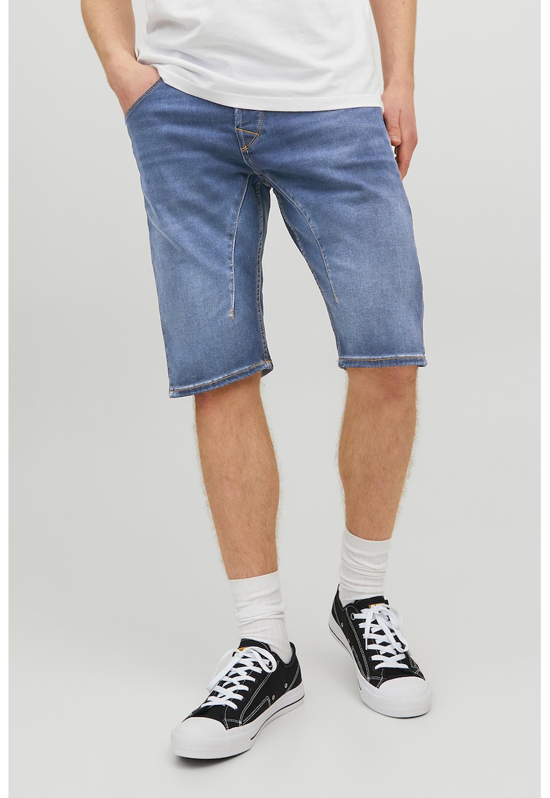 Дънкови бермуди с права кройка - Син Jack Jones