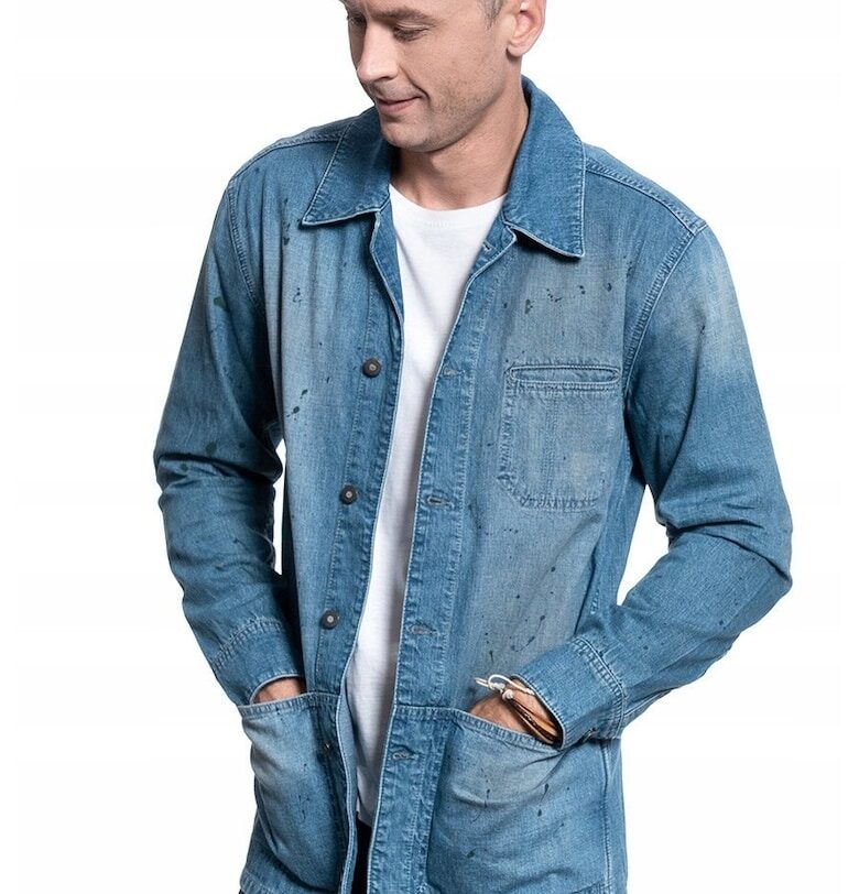 Дънково яке - Мустанг - Корадо - Стандартна кройка - Закопчаване: Копчета - Състав на материала: 100% Памук - Брой джобове: 3 - M Международен ... Mustang