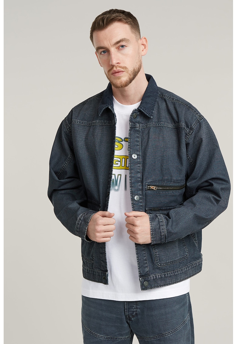 Дънково яке с капси - Прашно синьо G-STAR