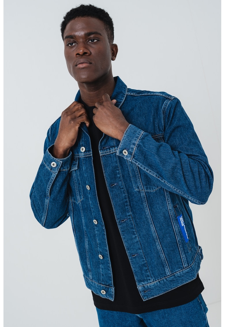 Дънково яке с копчета - Тъмносин KARL LAGERFELD JEANS